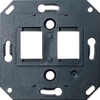 Gira 0194 00 Опорное кольцо системы Modular Jack, 2-местн., для размещения гнезд Modular Jack Lucent (AT+T)