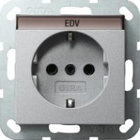 Gira 0457 26 Розетка SCHUKO 16 A 250 В~ с полем для надписи