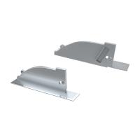 Arlight 026791 Заглушка для ALM-ARC-SIDE серая левая с отверстием (Arlight, Металл)