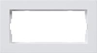Gira 1002225 Установочная рамка Gira E2 для монтажа заподлицоБелый матовый