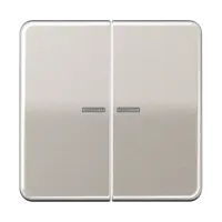 Jung CD 595 KO5 PT Kлавиша с окошком, Анодированный алюминий, Серия CD, платина