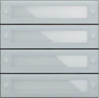 Gira 5539000 Модуль кнопоки вызова System 106, 4-клавишн., с кнопками ввода в эксплуатацию