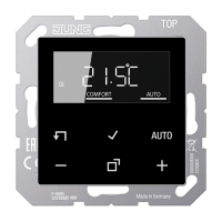 Jung TR D A 1790 SW Комнатный контроллер с дисплеем «стандарт»