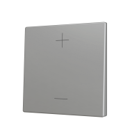 Zennio ZS70CSOFT12SC ZS70, Накладка для кнопки Simple KNX Soft 70x70 мм, Наклон вверх и вниз, Серебристый, На заказ