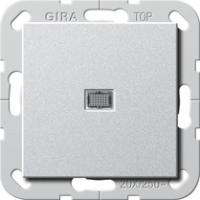 Gira 283426 Клавишный выключатель британский стандарт (BS EN 60669-1) 20 AX 250 В~ с клавишей и контрольной лампочкойВыключатель 2-пол.