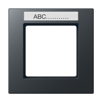 Jung AC 581 BFNA ANM Рамкас полем для надписи, 9 х 55 мм