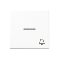 Jung A 590 KO5 K WW Клавиша с символом «звонок» и окошком
