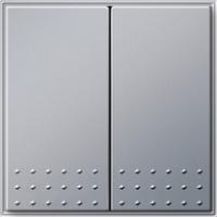 Gira 012565 Кнопочный выключатель 10 AX 250 В~ с клавишей двойнойДвухканальный выключатель