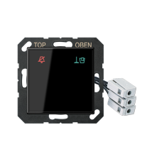 Jung A CU KO6 M 24 SW Накладка (стекло) для внешнего DND-модуля с LED-лампами, 24 В