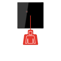 Jung NRS LS 0834 ZT SW Кнопка вызова со шнурком