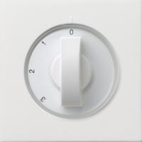 Gira 0669112 Накладка с поворотной ручкой для 3-позиц. выключателяНейтральное положение