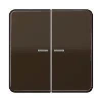 Jung CD 595 KO5 BR Kлавиша с окошком, duroplastic, Серия CD, коричневый