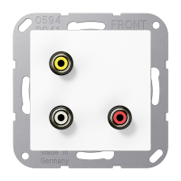 Jung MA A 1031 WW Аудио «Тюльпан» (Cinch/RCA) / Композитный (смешанный) видеосигнал