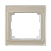 Jung SL 581 GB Рамка из прозрачного акрилового стекла, цветная подложка