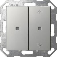Gira 5175600 Кнопочный выключатель KNX, клавиша двойн., без надписи / с символами стрелок