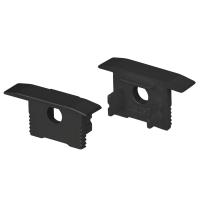 Arlight 037515 Заглушка SL-SLIM-H13M-F25 BLACK с отверстием (Arlight, Пластик)