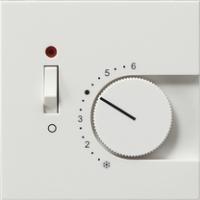 Gira 0393 112 Термостат помещения 24/10 (4) A~ 
с размыкающим контактом, выключателем и контрольной лампочкой