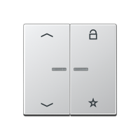 Jung A 1701 P AL Центральная плата универсальная «стрелки»