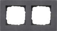 Gira 0212235 Установочная рамка Gira E2 для монтажа заподлицоАнтрацитовый