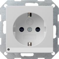 Gira 1170 015 Розетка SCHUKO 16 A 250 В~ со светодиодной подсветкой для ориентации, с затвором (shutter) и символом