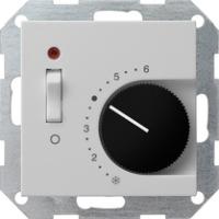 Gira 0392 015 Термостат помещения 230/10 (4) A~ 
с размыкающим контактом, выключателем и контрольной лампочкой