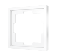 Zennio Рамка 70 x 70 для розеток, ZS73, цвет: Белый, оттенок: Глянцевый ZS70FR1GW