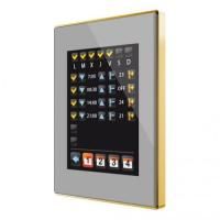 Zennio ZVI-Z41LIT-SG Z41 LITE/Панель KNX, ёмкостной сенсорный TFT экран 4.1 дюймов, цвет: Серебряный
