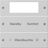 Gira 2212 015 Набор клавиш 2-местн. Plus, с возможностью нанесения надписи