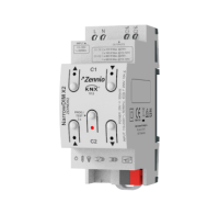 Zennio Универсальный привод затемнения DIN-рейки (RLC, LED, CFL) NarrowDIM X2 ZDINDX2