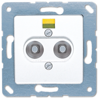 Jung 165-2 WW Розетка выравнивания потенциалов