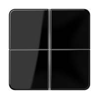 Jung CD 404 TSA SW Набор накладок 4 группы