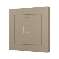 Zennio ZVIT55X1C Tecla 55 X1. PC-ABS Емкостная кнопка 55x55 - 1 кнопка - Шампань (рама ZS55 не входит в комплект)