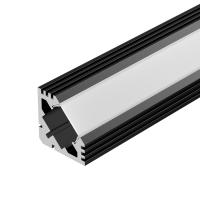 Arlight 015033 Профиль PDS45-T-2000 ANOD Black (Arlight, Алюминий)