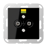 Jung A 565-2 SW Розетка выравнивания потенциалов