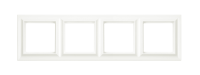 Jung EPS484 Eco Profi Standart Рамка  4-местная, цвет Слоновая кость