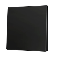 Zennio ZS55CSOFT11A ZS55. Крышка для кнопки Simple KNX Soft 55x55 мм. Откидная крышка - Антрацит