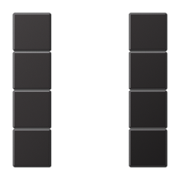 Jung AL 2504 TSA D Набор накладок 4 группы