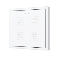 Zennio ZVIT70X4 Tecla 70х4. PC-ABS Емкостная кнопка 70x70 - 4 кнопки - Custom (рамка ZS70 не входит в комплект)