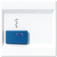 Jung LS 022 A-2 WW Крышка для Ackermann, тип 73022 A 2