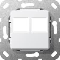 Gira 5629 03 Накладка для Modular Jack 2-местн. для гнезд LexCom