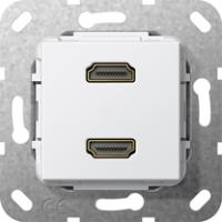 Gira 567103 Вставка HDMI 2-местн.Переходник