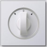 Gira 0666 66 Накладка с поворотной ручкой для реле времени и выключателя или кнопочного выключателя жалюзи