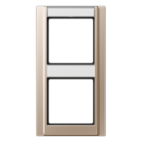 Jung A 582 NA CH Рамка с полем для надписи 17 x 54 мм и 13 x 54 ммдля вертикальной установки