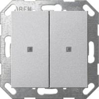 Gira 5173 26 Кнопочный выключатель KNX, клавиша, 2-местн.