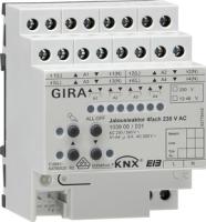 Gira 103900 Исполнительное устройство жалюзи KNX, 4-канал. AC 230 В/DC 12 - 48 В с ручным управлением