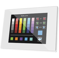 Zennio ZVI-Z41LIT-WC Z41 LITE/Панель KNX, ёмкостной сенсорный TFT экран 4.1 дюймов, цвет: Белый