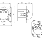 Оборудование BEG Luxomat 92665 Настенный выключатель Indoor 180-R по выгодной цене. Купить в Москве со скидкой.