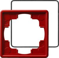 Gira 0251 43 Установочная рамка Gira S-Color с уплотнением Красный