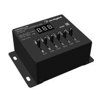 Arlight 033759 Контроллер SMART-DMX-CONSOLE-DIN (5-12V, 6CH, XLR3) (Arlight, IP20 Металл, 5 лет)
