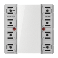 Jung LS 5091 TSM KNX кнопочный модуль «универсальный», 1 группа